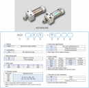 Xi lanh khí KCC dòng ACD