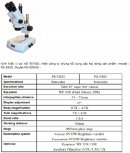 Kính hiển vi soi nổi Model PS-530G