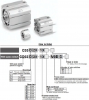 Xi lanh khí SMC C55B