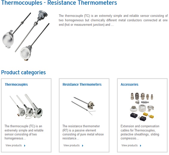 Cảm biến nhiệt độ Gefran