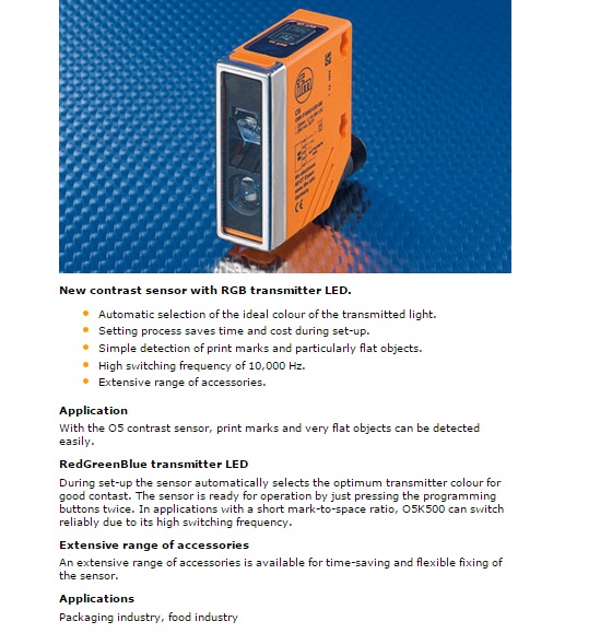 Cảm biến màu IFM