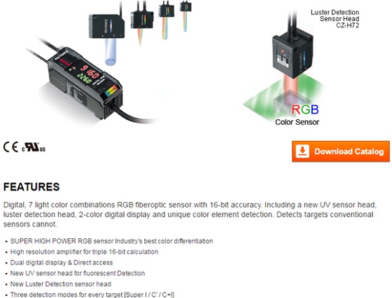 Cảm biến màu Keyence