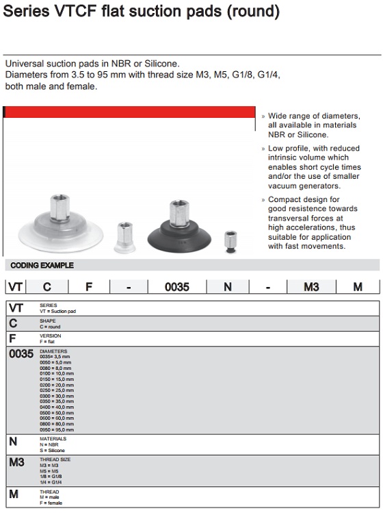 Giắc hút chân không Camozzi