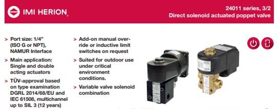 ​Van điện từ Herion 24011