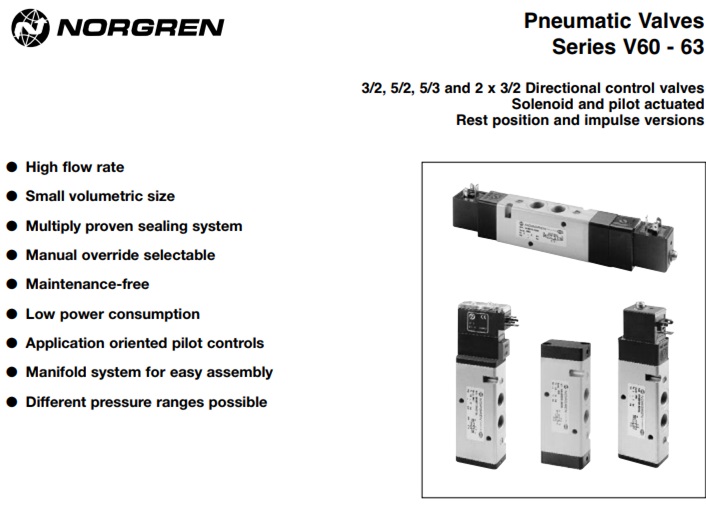Van điện từ Norgren V63D