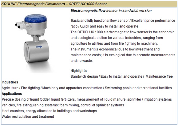 Đồng hồ đo lưu lượng KROHNE