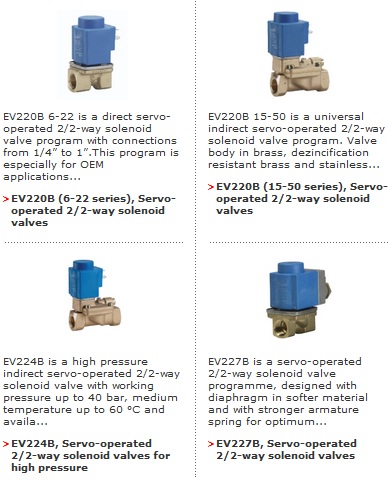van điện từ danfoss