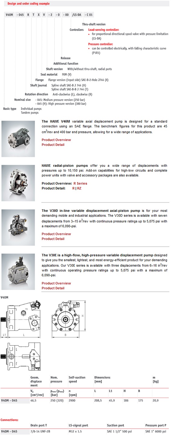 Bơm thủy lực HAWE