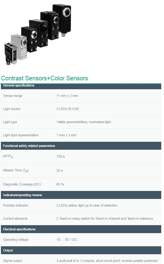 Cảm biến màu Pepperl+Fuchs