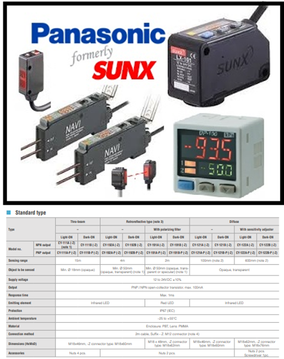 Cảm biến SUNX CY-100