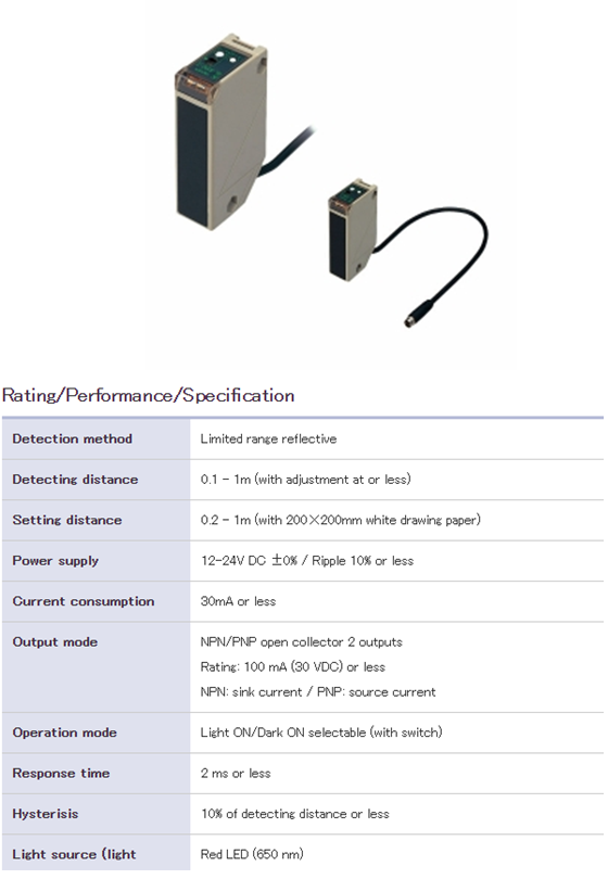 Cảm biến TAKEX DL-S