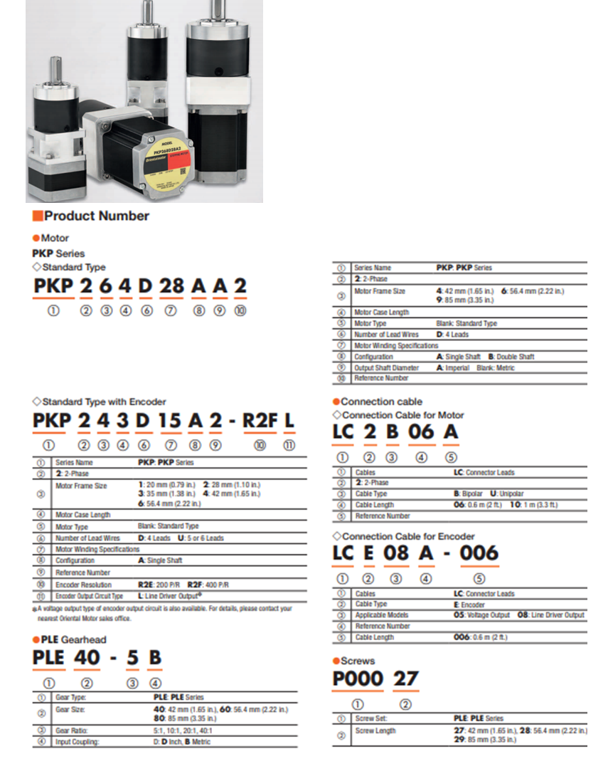 Động cơ Oriental motor