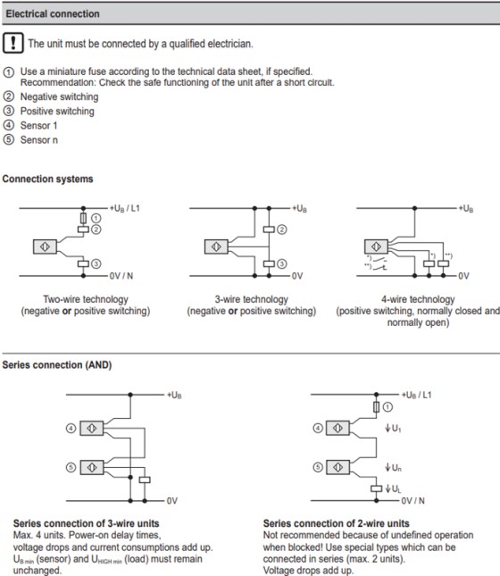 nguyên lý cảm biến ifm